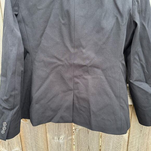 J. Crew Devon blazer in bi-stretch cotton blend Double Breasted Vented Black 12 - Picture 6 of 9